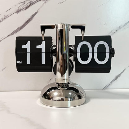 Ostin Retro Flip Desk Clock – Modern Digital Flip Clock for Desk & Wall (Battery Operated)